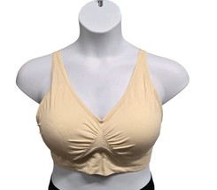 Anybody Intimates Womens 1x Cuplift Seamless Wirefree Bra Pearl Ivory  C... - $20.79