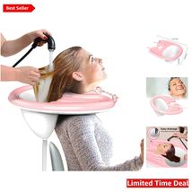 Flexible Inflatable Hair Washing Basin with Drain Tube for Effortless Use - $50.44
