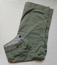 Old Navy Low Waist Cropped Capri Pants Womens Size 4 Green Cotton - £15.82 GBP