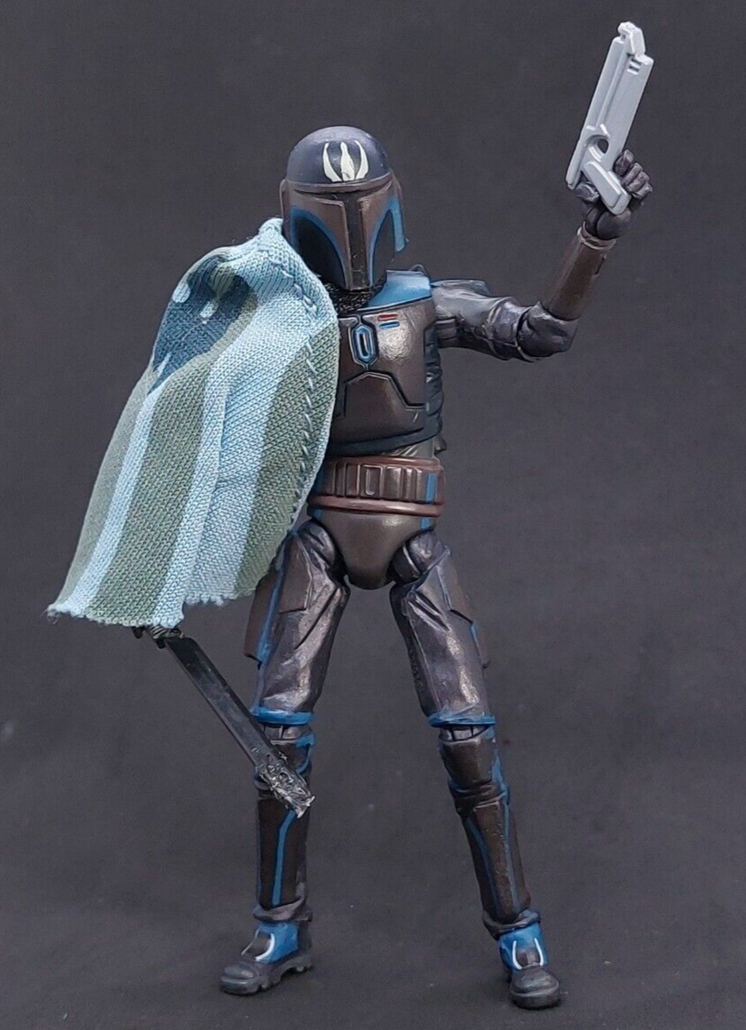 Star Wars Mandalorian Clone Wars Pre Vizsla 2008 Hasbro 3.75&quot; Figure - $32.62