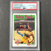 1976 NBA Hoops #324 Robert Parish Auto Signed Card PSA/DNA Encapsulated Boston C - £54.98 GBP