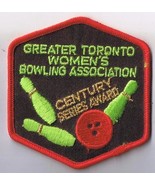 Greater Toronto Women&#39;s Bowling Association Century Iron On Sew On Patch... - £3.09 GBP