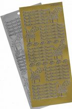 Peel Off Sticker Sheet. Congratulations. Choice Of Colour. - $1.49