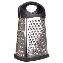 Appetito Stainless Steel 4-Sided Grater - Standard - £27.56 GBP