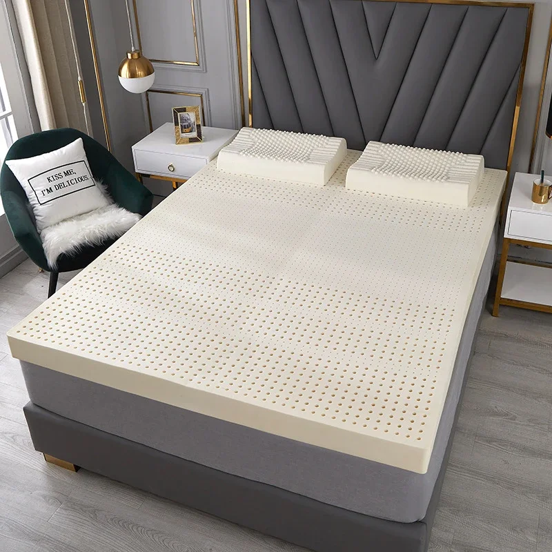 latex mattress with cover natural rubber pure mattress 1.8m bed 1.5m thi... - £318.52 GBP+