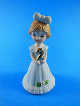 Growing up Girls age 2 Birthday Enesco 1982 Blonde made in Sri Lanka Excellent - £5.48 GBP