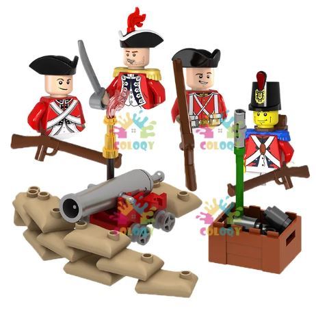 Primary image for New Napoleonic Wars Military Soldiers Blocks Fusilier Rifles Weapons Toys NW 3