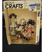 McCall&#39;s Crafts 764 Ethnic Dolls &amp; Clothes Pattern - Approx. 21&quot; Tall - £7.75 GBP