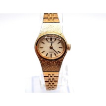 Vintage Pulsar Watch Women New Battery Gold Tone 16mm V232-7200 - £23.16 GBP