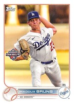 2022 Topps Pro Debut #PD174 Maddux Burns RC Rookie Card Los Angeles Dodgers ⚾ - £0.70 GBP