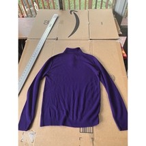 Joyce Lane Ladies Vintage Purple Sweater Cardigan, Medium Quarter Zip, S... - €8,62 EUR
