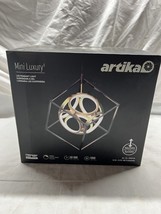Artika Luxury 1 Light Black &amp; Brushed Gold Modern Integrated LED Mini Pe... - $59.99