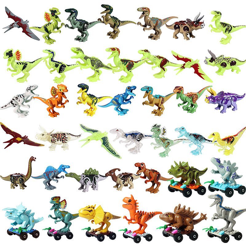 All Dinosaur Minifigures T Rex Pterosaur Tricerotops