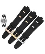 22/24mm Silicone Rubber Band Strap for Bvlgari Diagono Watch - £15.54 GBP