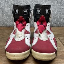 Air Jordan 6 Retro Carmine Size 9 Mens 2021 Crimson White 384664-160 JD AP - $64.35