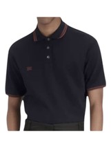 Bally men's regular fit cotton polo shirt Black Tipped - $209.95 CAD