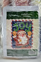 Craftways Joyful Santa Christmas Holiday Latch Hook Kit 27&quot; x 20&quot; New - £37.15 GBP