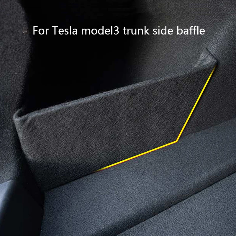 New For Tesla Model 3  Rear Trunk Organizer Side Storage Divider Back Suitcase - £11.10 GBP