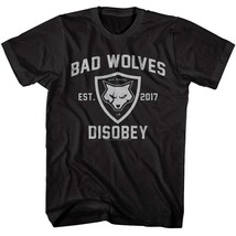 Bad Wolves Disobey 2017 Men&#39;s T Shirt - £25.14 GBP+