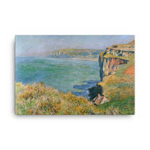 Claude Monet Cliff at Grainval near Fecamp, 1881.jpg Canvas Print - $99.00+