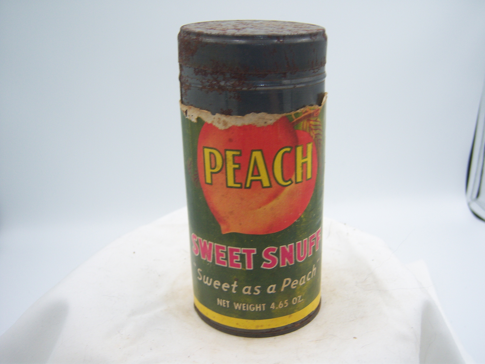 JS - 1970&#39;s American Conwood Memphis Tenn Peach Sweet Snuff 4 1/2&quot; EMPTY... - $7.00