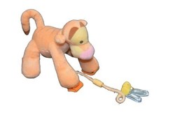Disney Baby Winnie the Pooh Tigger Attachable Plush Bee Baby Stroller Crib Toy - £9.16 GBP
