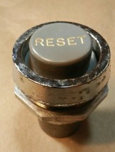 1-1/4&quot;  Momentary Raised 3/4&quot; RESET Push Button - 1-1/2&quot; Shaft - New - $28.73