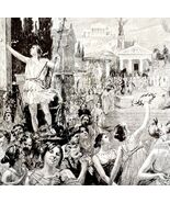 The Restoration Of Pisistratus 1913 Greek Plate Print 2 Page History DWAA14 - €34,33 EUR