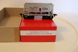 HO Scale Roundhouse, 26&#39; Ore Car, Canadian National, Silver, #345393 Built - £21.99 GBP