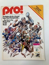 VTG Pro! Official NFL Magazine September 2 1977 Ricky Bell, Bert Jones N... - £14.91 GBP