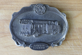 Fire Department Aerial Ladder belt buckle- NEW - $284.59 MXN