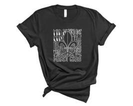 Mardi Gras Typography Short Sleeve Shirt - $29.95