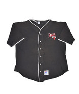 Vintage Chicago Bulls Baseball Jersey Shirt Mens XL Button Front The Gam... - £25.06 GBP