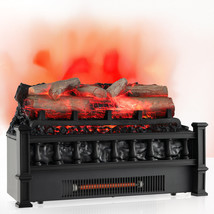 20 Inch Electric Fireplace Heater Infrared Quartz Insert w/ Birchwood Em... - £135.08 GBP