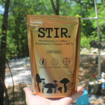 STIR Original Mushroom Coffee: Six Functional Mushrooms with Cacao, Vani... - £32.04 GBP