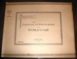 1892 Chicago World&#39;s Fair Portfolio Of Photographs Book #8 Columbia Exposition - £15.97 GBP