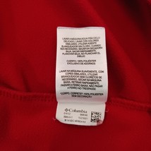 Columbia XM6441 Men's Red 1/4 Zip Fleece Pullover Sweatshirt Size XL image 7