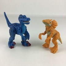 Imaginext Dinosaur Shreds Blue Running Raptor Dino Rider Raptor Figures Lot - £14.71 GBP