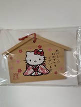 Hello Kitty Happy New Year Kimono votive plaque - $20.36