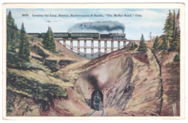 Vtg Postcard-Looping the Loop-Denver, Northwestern &amp; Pacific-Moffat Road-WB-CO2 - £3.26 GBP