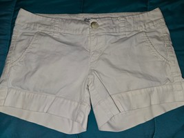 American Eagle Outfitter Chino Shorts Womens 0 Stretch Low Rise Casual (A) - $18.80