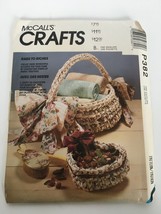 McCalls Crafts P382 Rags to Riches Home Table Accessories Napkins Placemats UC - $8.99