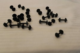 HO Scale Plastic Wheels and Axles, Set of 20, Enough for 5 Cars, *PW1 - £19.65 GBP