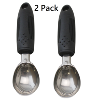 2 pack Ice Cream Scoop Dipper Stainless Steel Super Grip Dishwasher Safe 8.25&quot; - £7.77 GBP