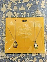 Cogsworth and Lumiere Friendship Necklace Set (Beauty and the Beast) - £24.11 GBP