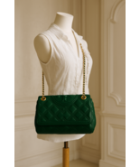 NEW Tory Burch Soft Fleming Norwood Green Leather Convertible Shoulder Bag - $834.88 CAD