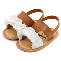 Newborn 0-18M Summer Infant Baby Girl Shoes Fashion Sandals PU Leather Ruffled S - $20.33