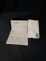 1899 Letterhead &amp; Envelope MONTPELIER HOUSE HOTEL LIVERY Vermont VT Ephe... - $24.69