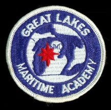 Vintage Travel Souvenir Embroidery Patch Great Lakes Maritime Academy Mi... - $12.86
