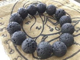 Rare Blessed Black Tektite Meteors Lucky Bracelet Protective Power Magic Amulets - £11.78 GBP